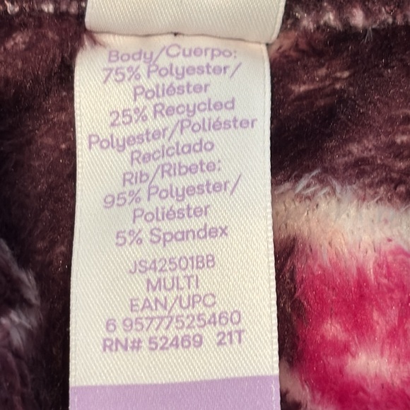 Women’s Joyspun Pajama Bottoms Burgundy With Coffee Cups Soft Fabric S - Picture 10 of 13